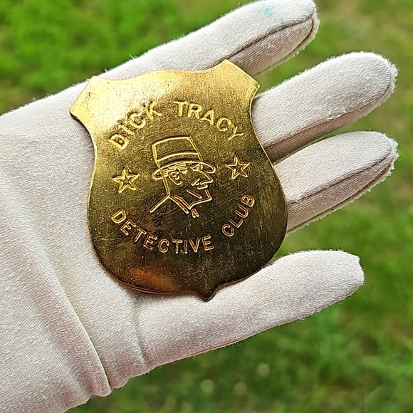 VINTAGE Dick Tracy Detective Club Badge - Picture 6 of 10